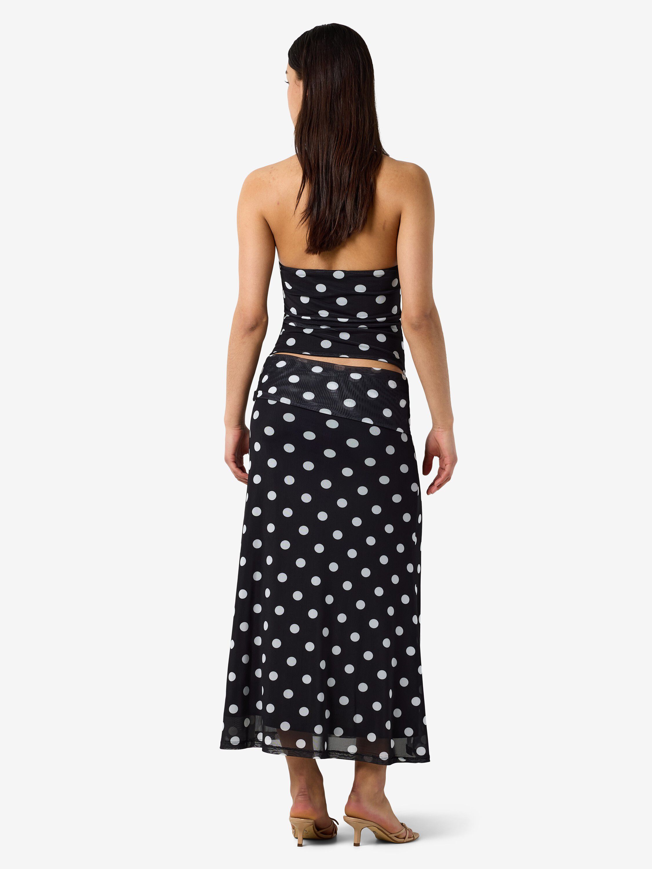 Nmdottie Ankle Mesh Fold Down Skirt