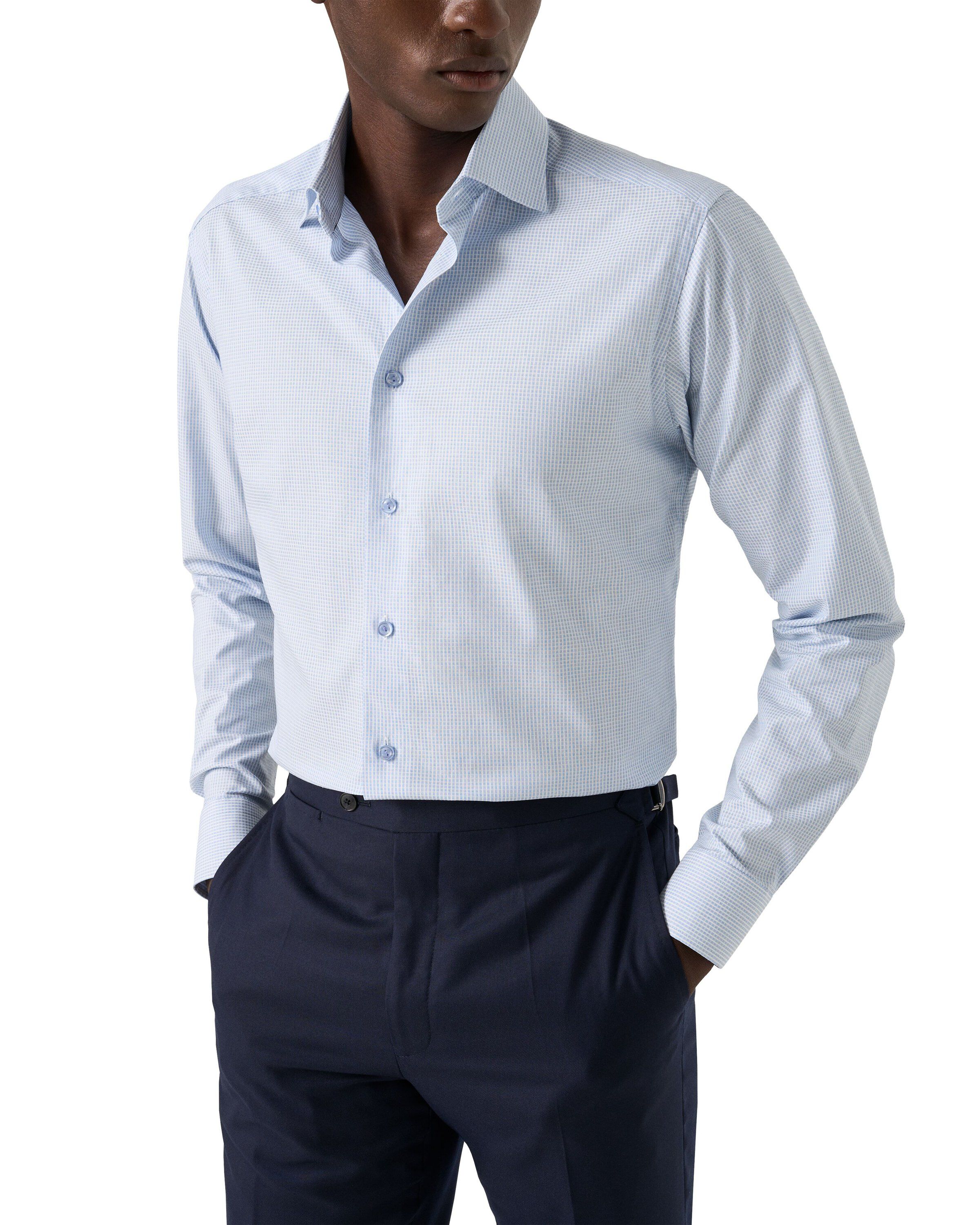 Slim Fit Check Twill Shirt