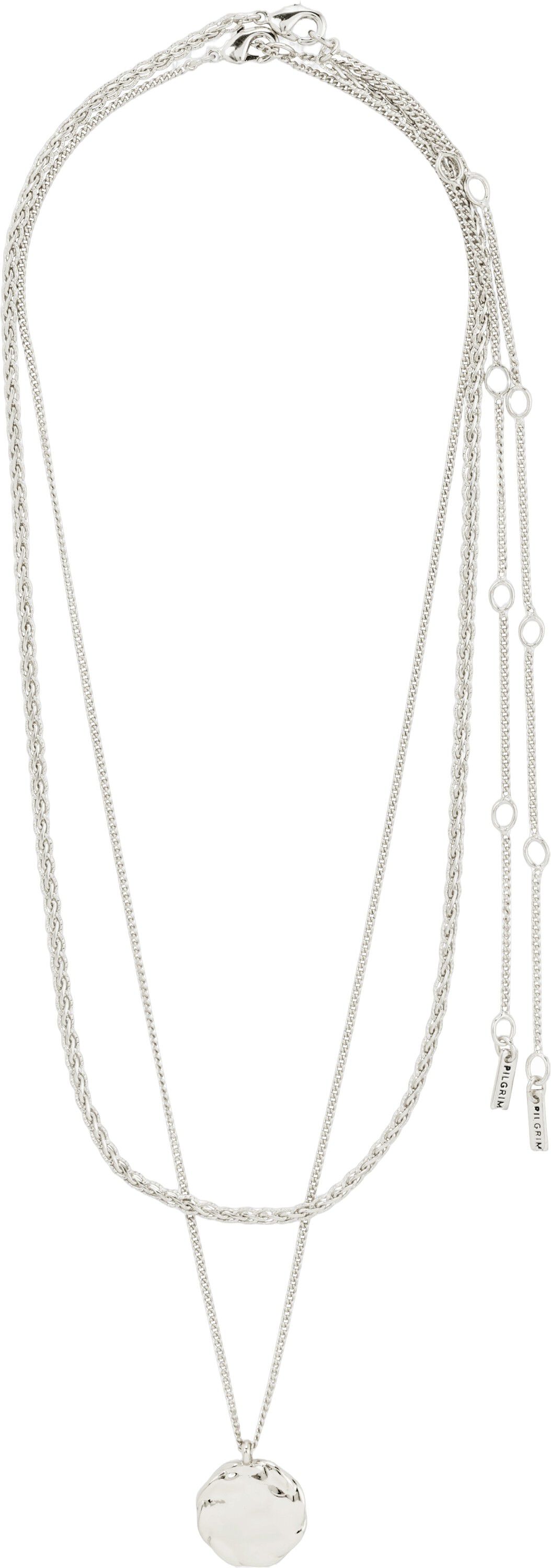 DECLAN necklace 2-in-1 set, silver-plated