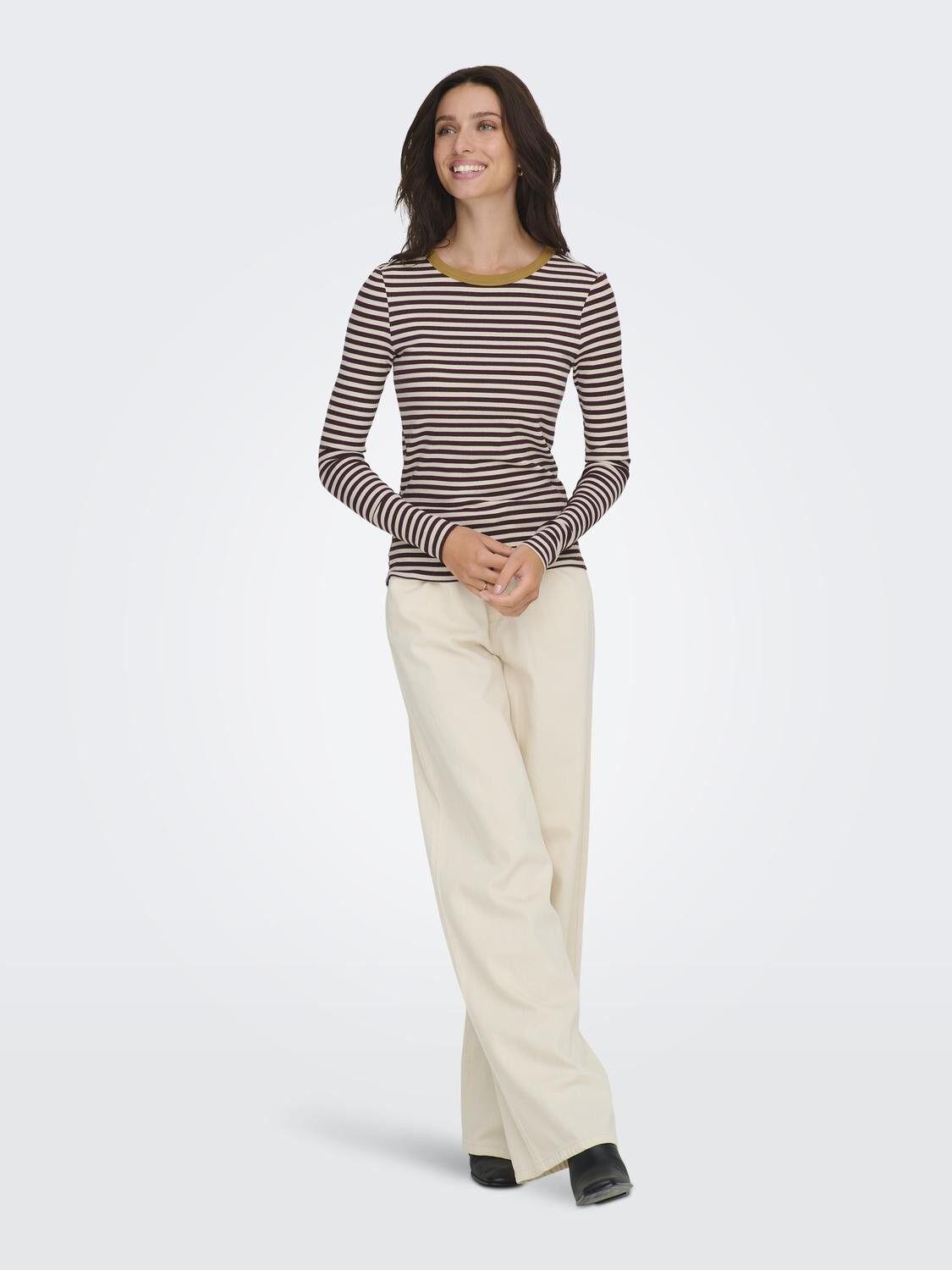 ONLELENE L/S FITTED TOP JRS