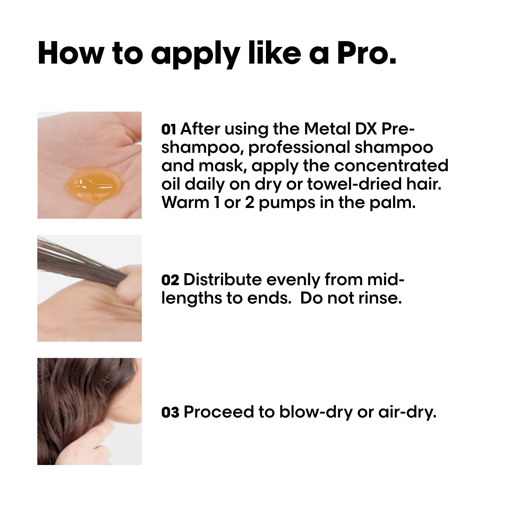 L'Or&eacute;al Professionnel Metal DX Anti-Deposit Protector Concentrated Oil