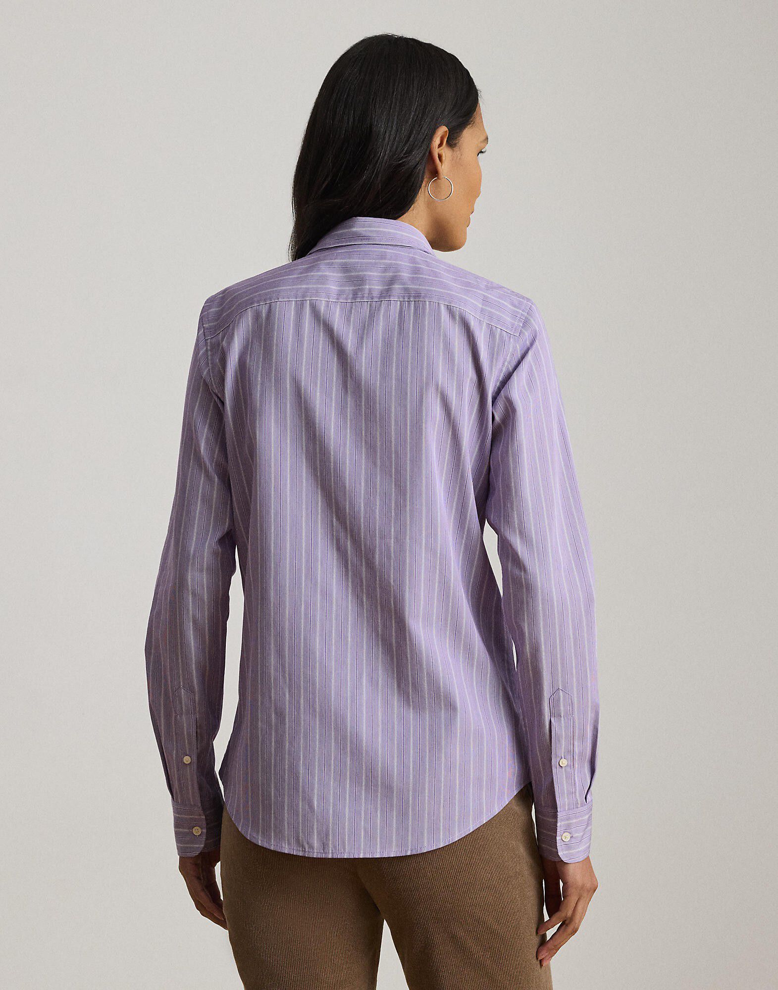 Classic Fit Striped Broadcloth Shirt