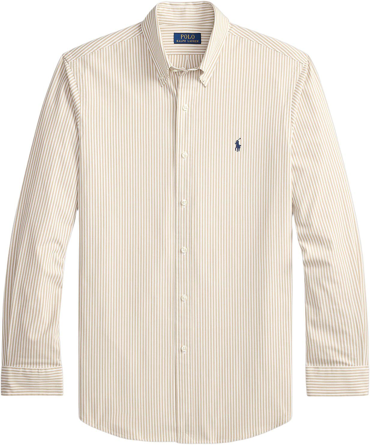 Custom Fit Striped Stretch Poplin Shirt