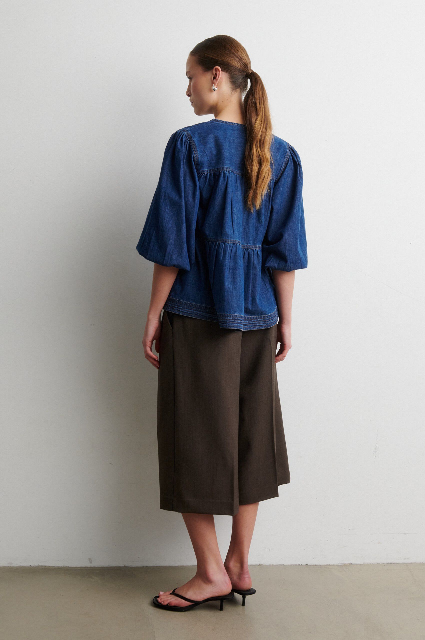 Evana Denim Blouse