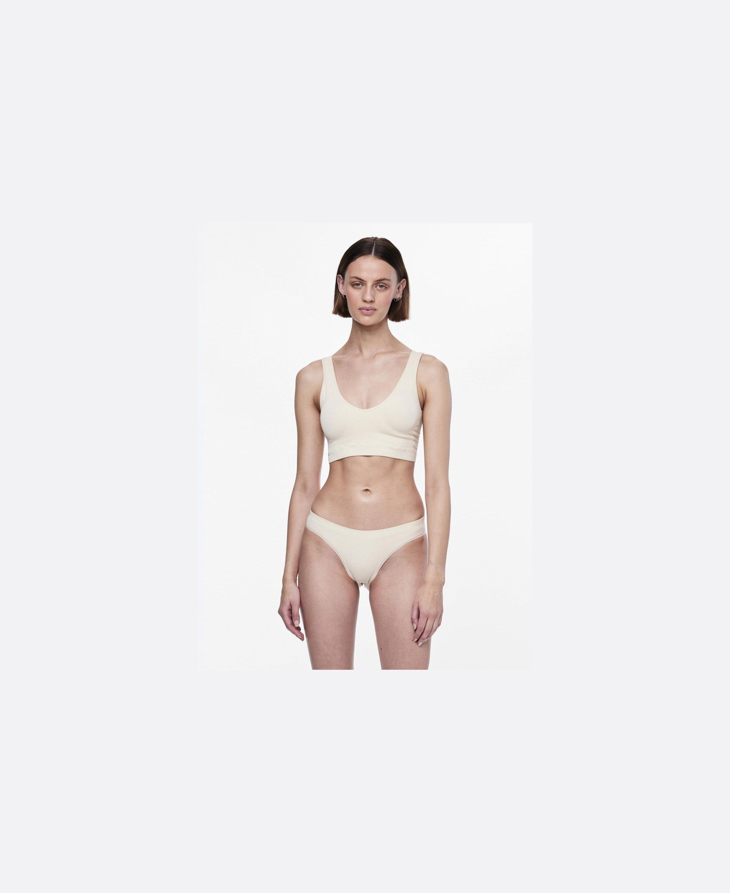 PCSYMMI RIB BRA TOP 2-PACK NOOS BC