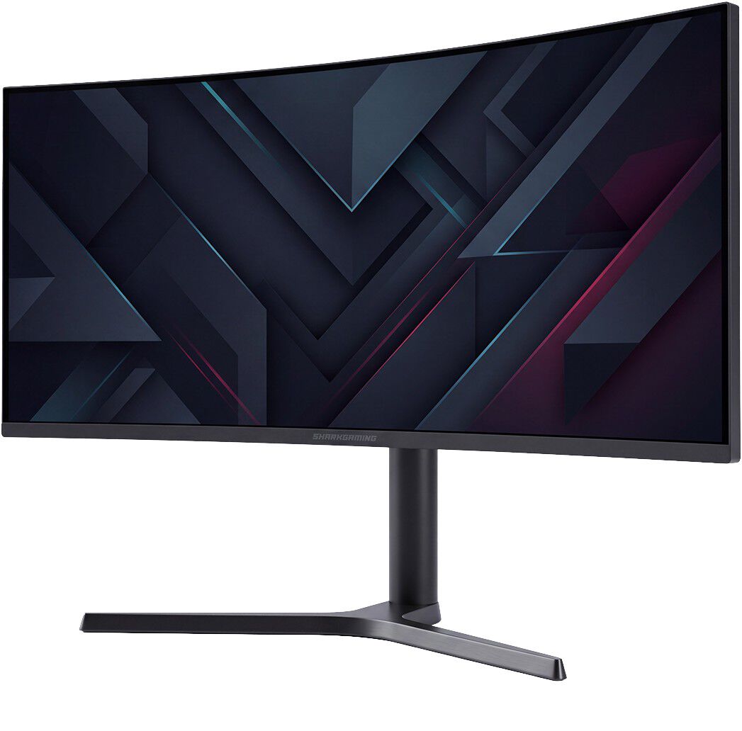 SharkGaming 34" 1440p 180Hz Sk&aelig;rm