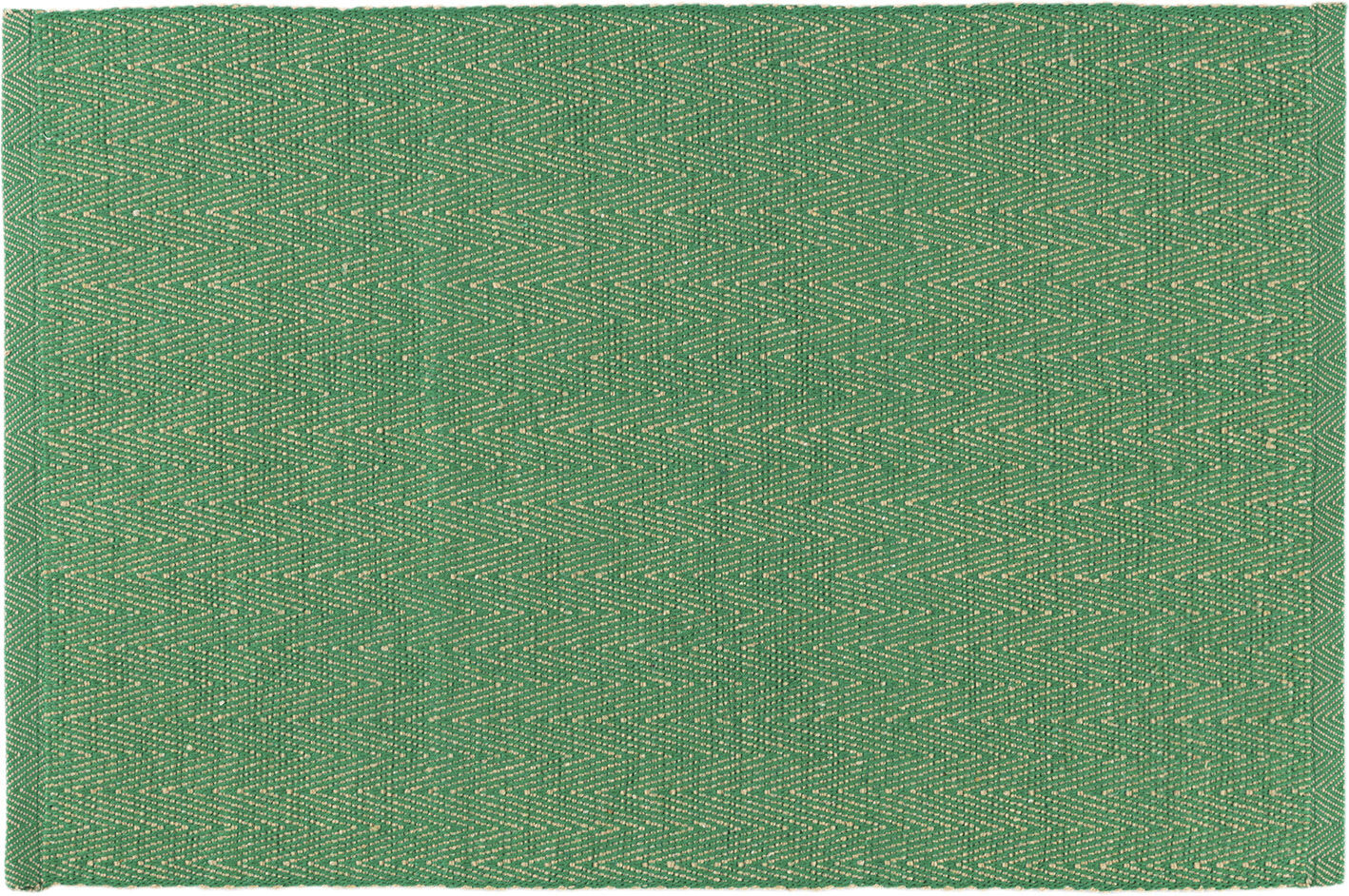 Herringbone D&aelig;kkeserviet 43x30 cm gr&oslash;n 82% bomuld recycled,