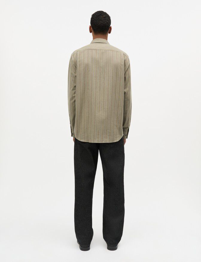 Flannel Stripe Sune Shirt