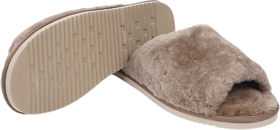 KVINA - OPEN SHEARLING SLIPPER