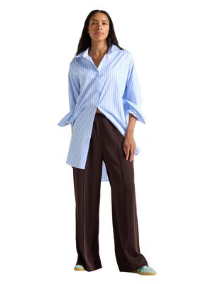 Relaxed jersey trousers with a spor