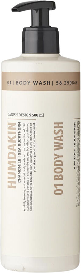 01 Body wash 500 ml - chamomile and sea buckthorn