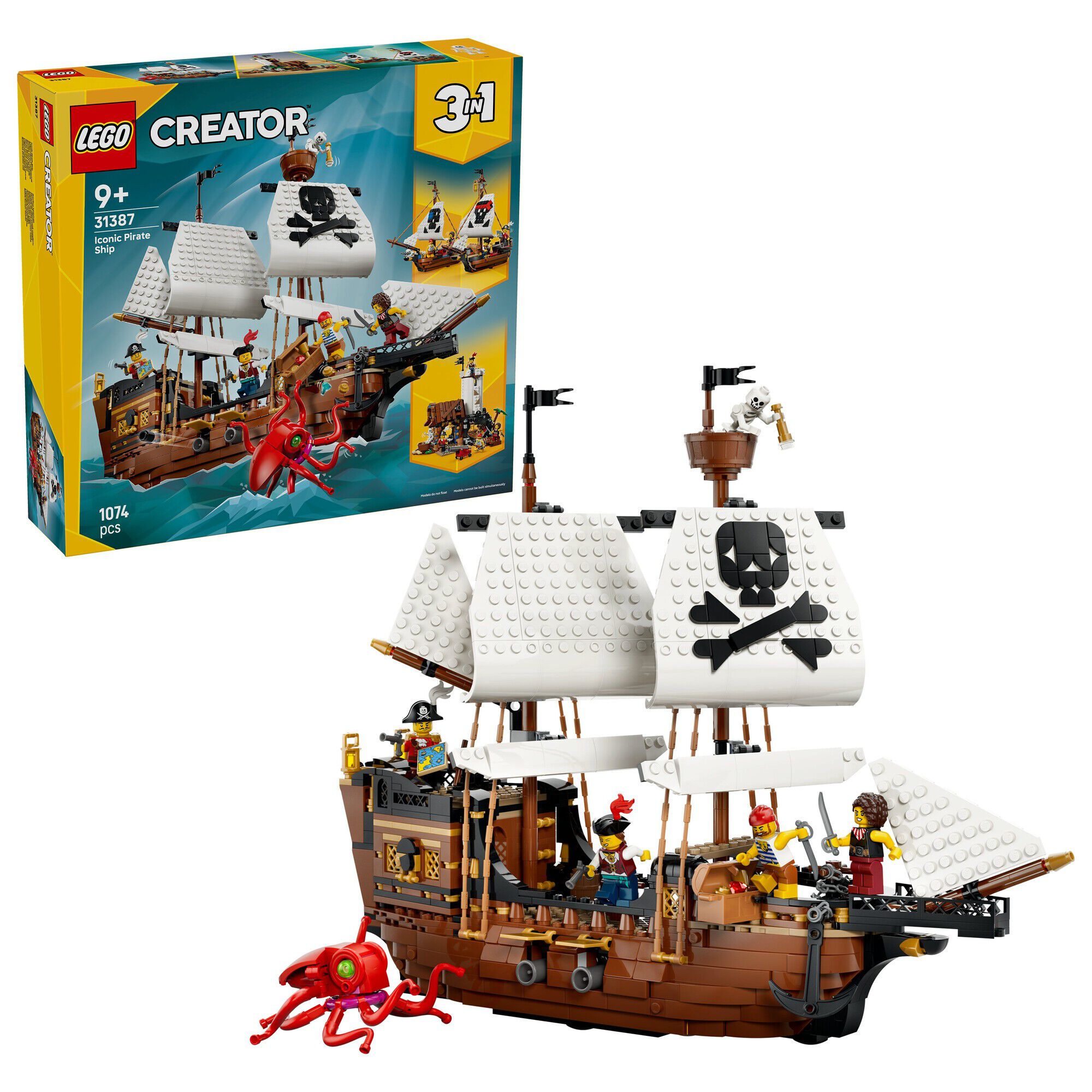 Ikonisk piratskib 31387