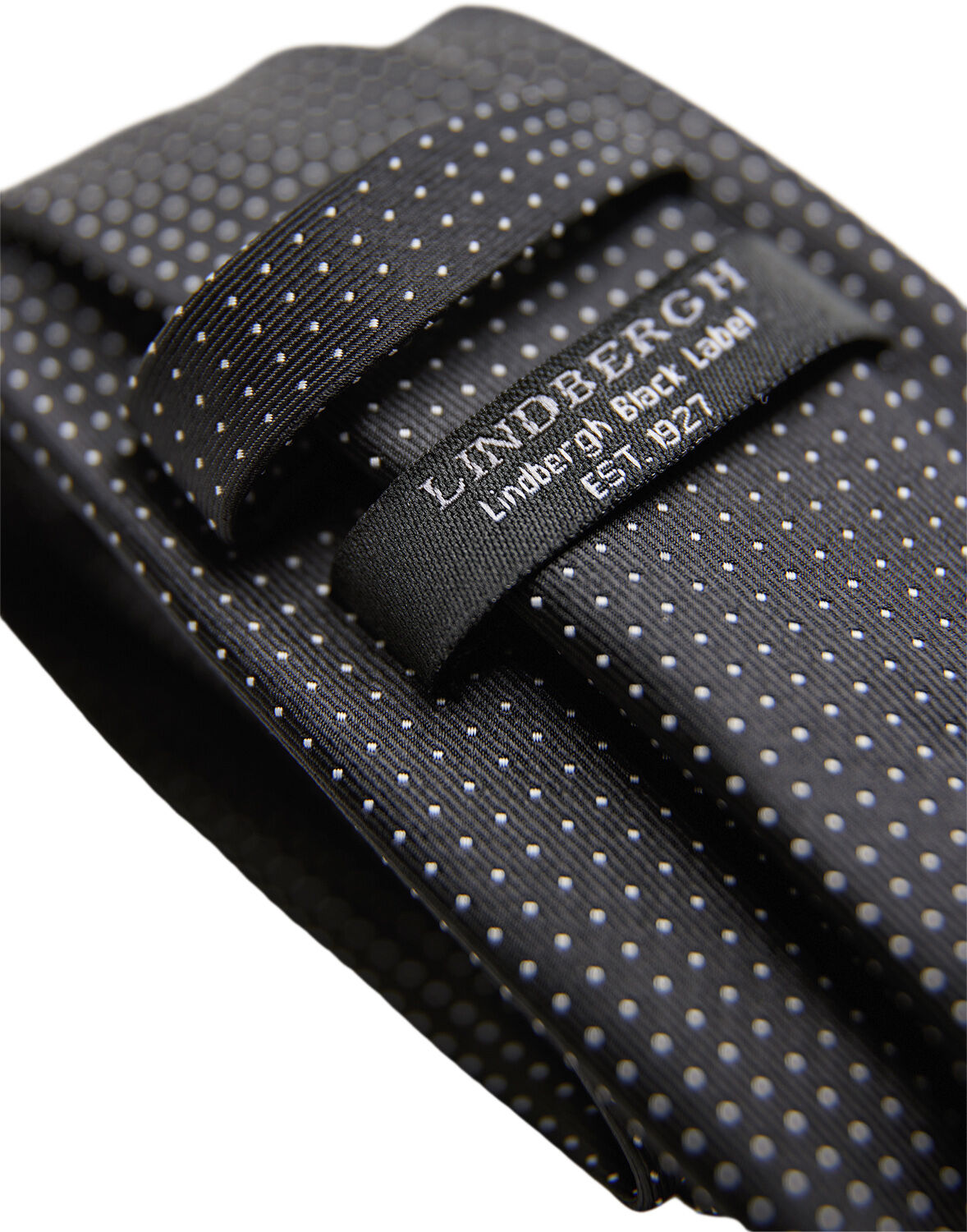 Polyester tie with dots 7 cm