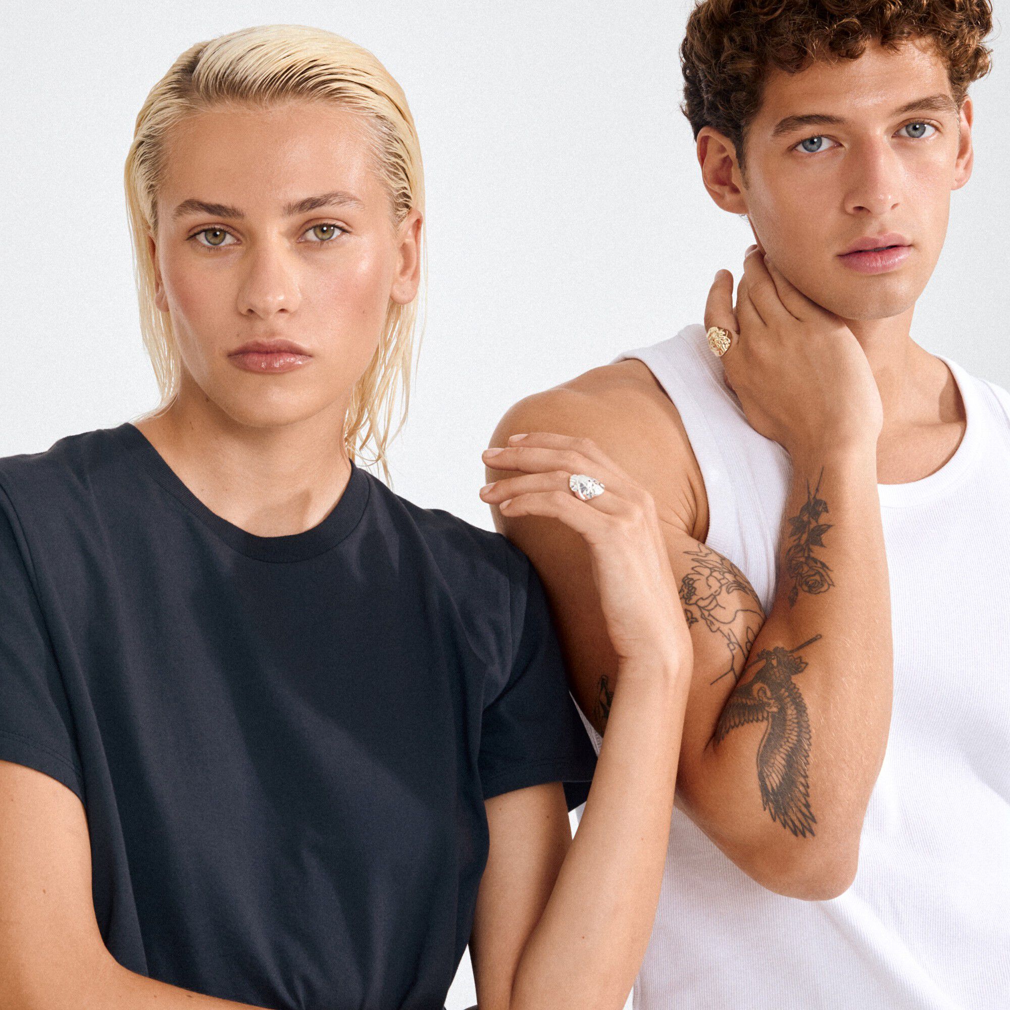 HAZE ring silver-plated