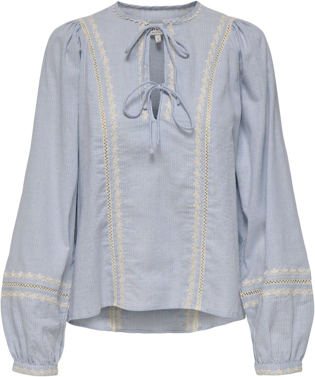 Onlmonica Ane Ls Emb Top Wvn