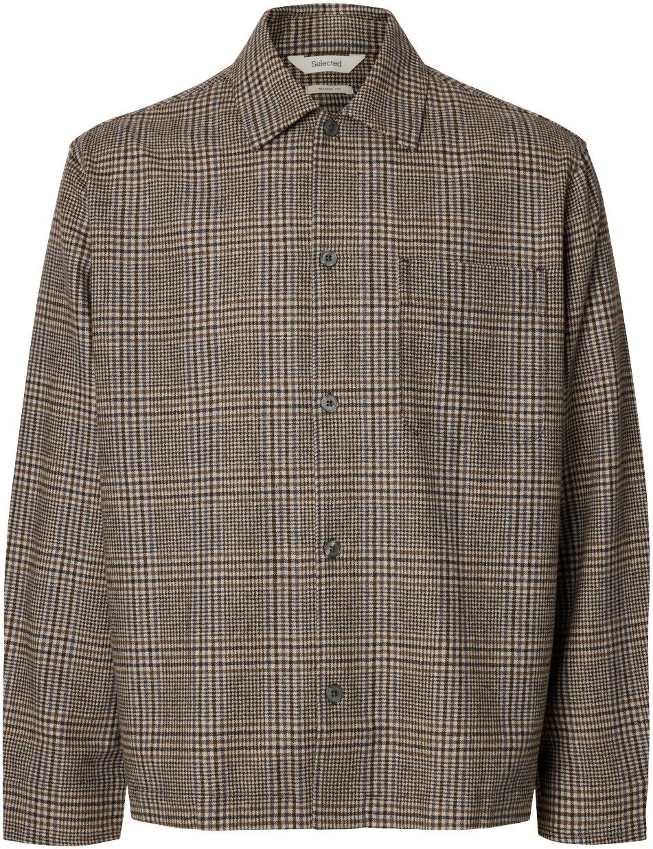 Slmrlxsvend Wt Check Wool Blend Light Os