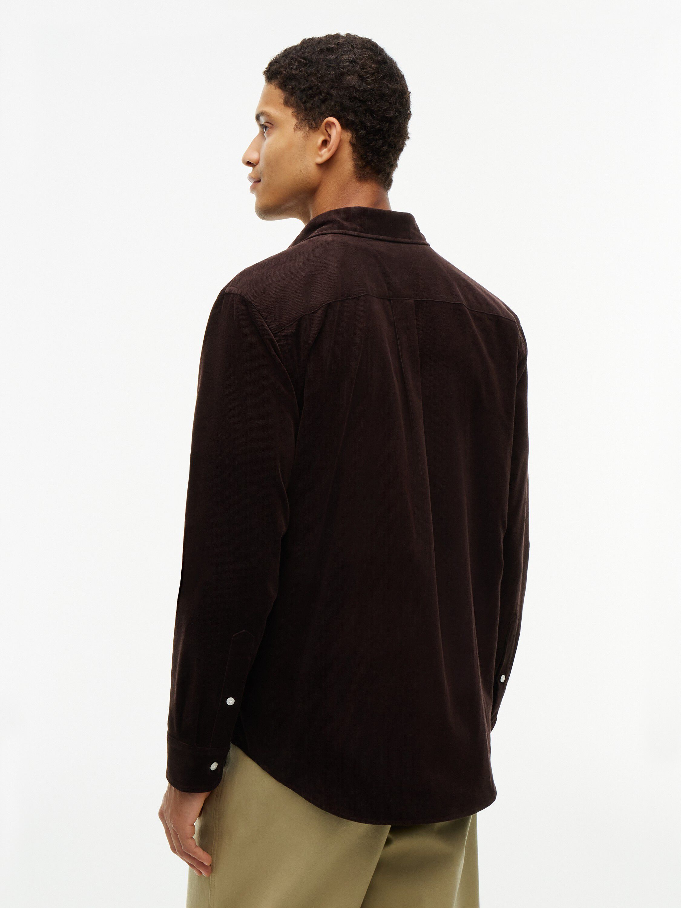 Regular Fit Fine Corduroy Shirt
