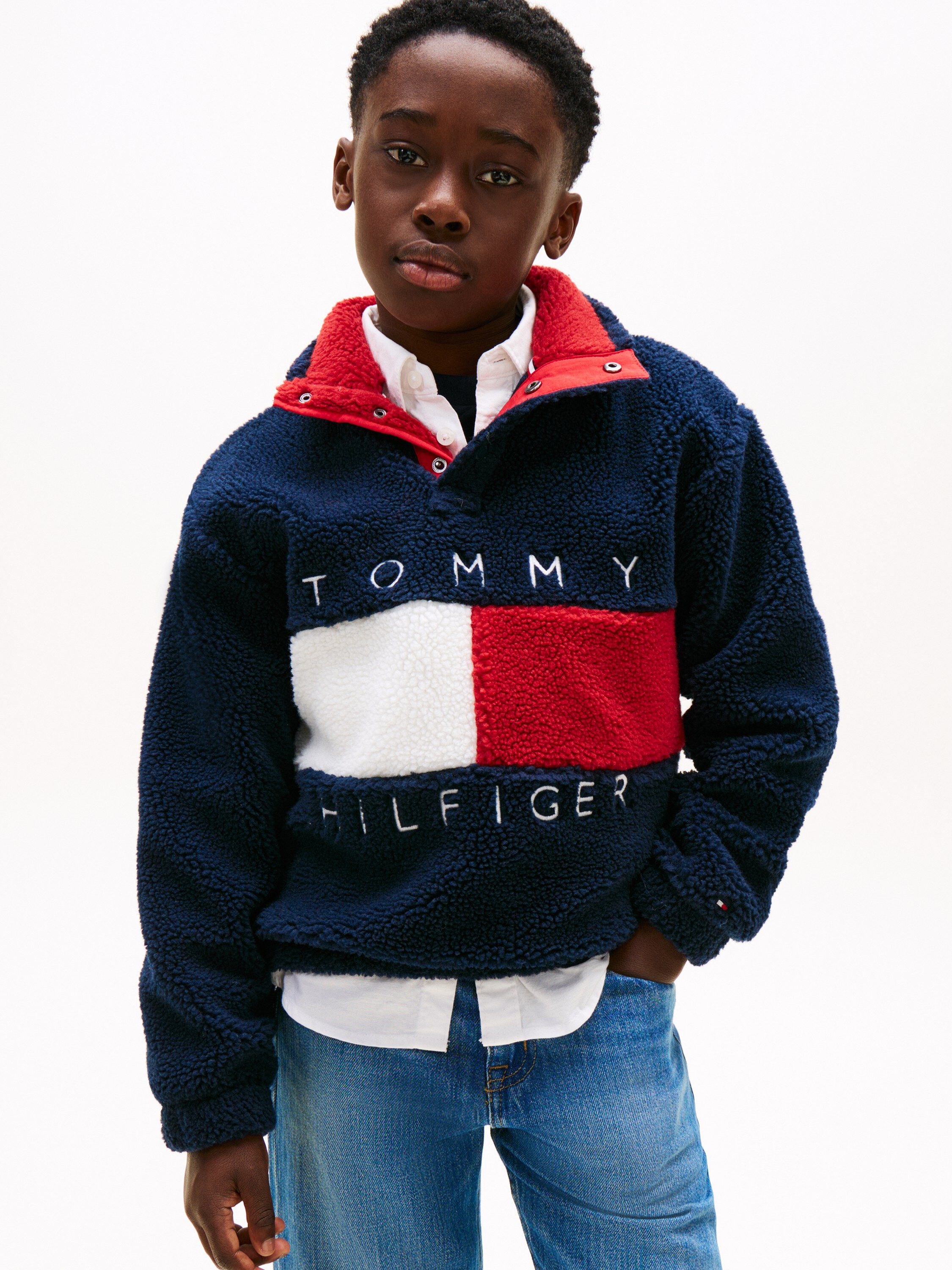 Heritage Flag Teddy Fleece Sweatshirt