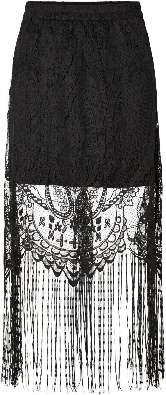 Pcclair Hw Ankle Lace Tassels Skirt Kca