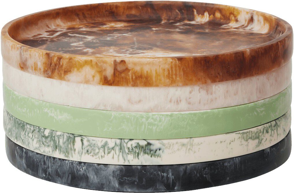 Mist Tray - &Oslash;30 - Emerald Off-white