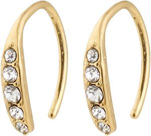 GIONNI øreringe 2-i-ét sæt, guldbelagt