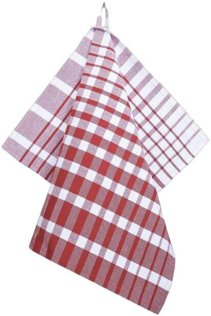 Tea Towels 50x70 cm ENZO - Check dark red
