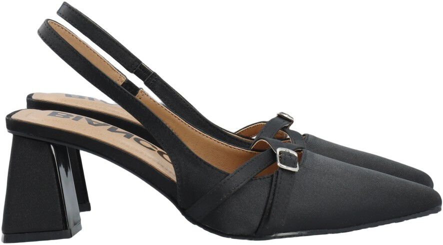 BIAMARALYN Buckle Slingback Satin