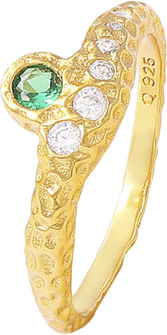 Celeste green ring