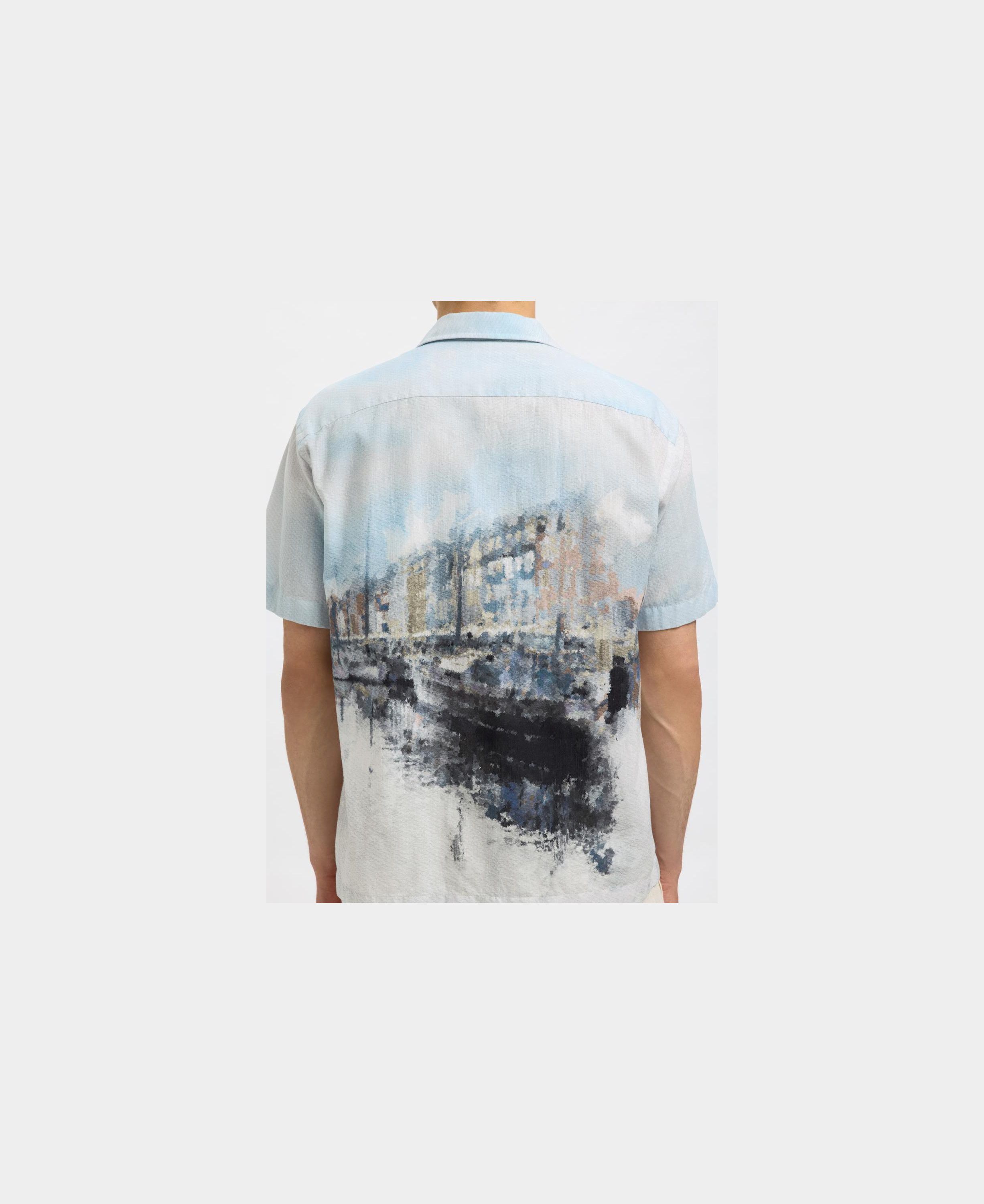 SLHRELAXCARL AOP SS SHIRT