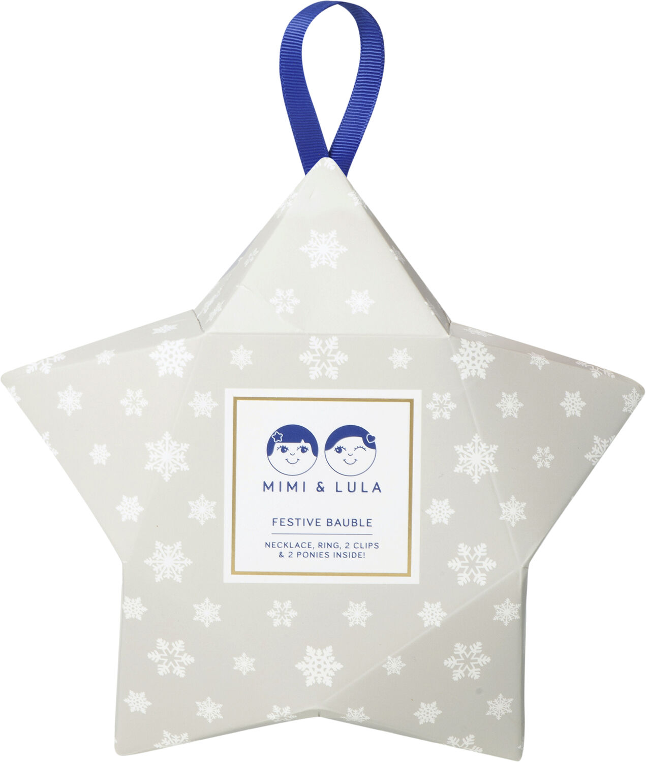Mimi & Lula - Gaves&aelig;t - Bauble Grey Christmas