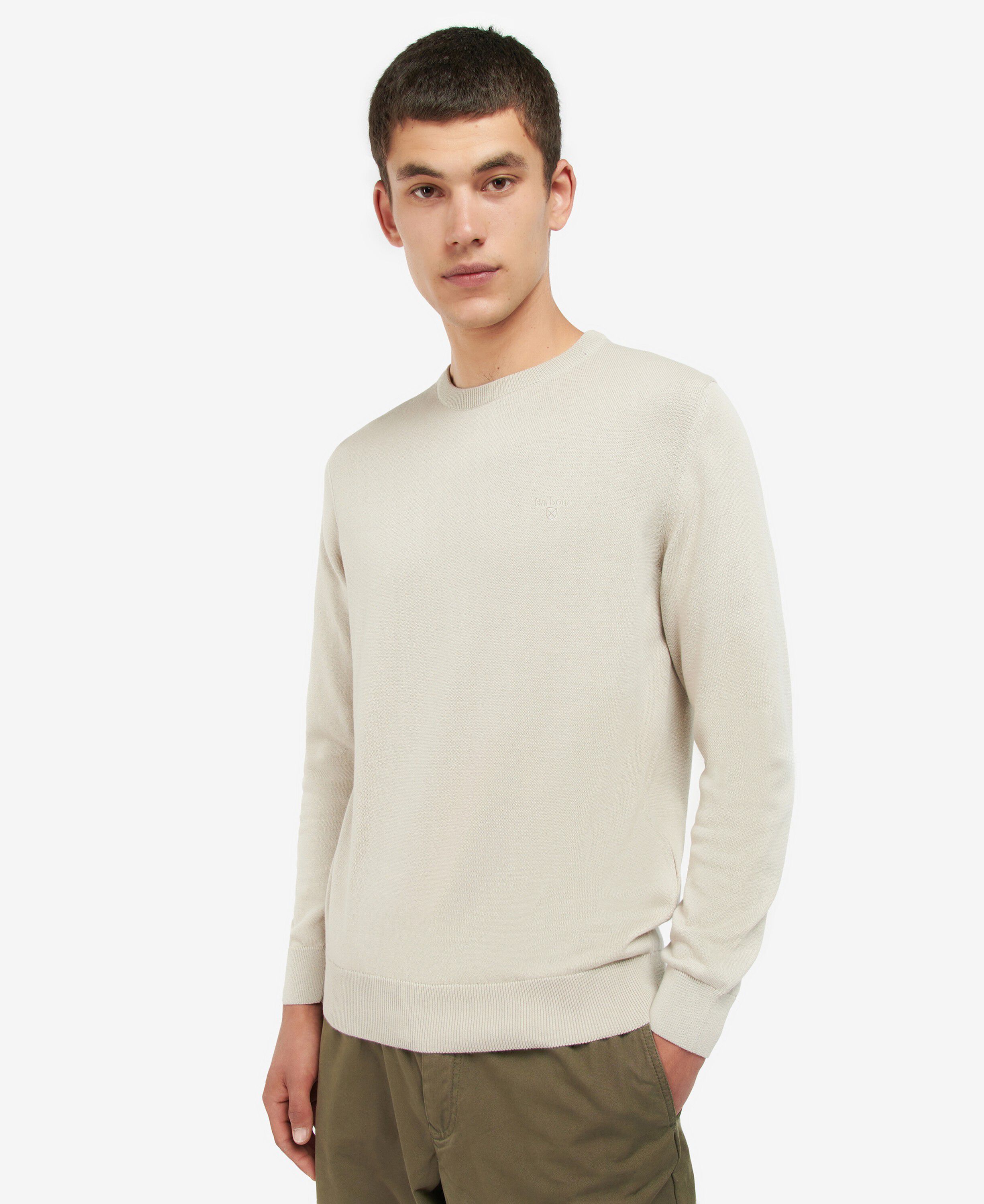 Barbour Pima Cotton Crew Neck Sweat