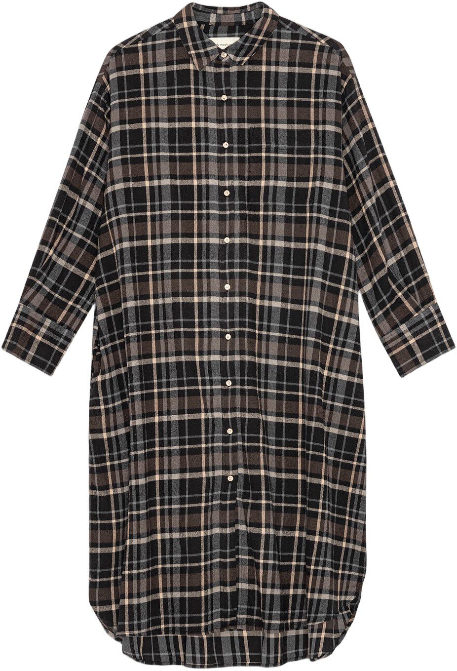 floret shirtdress check