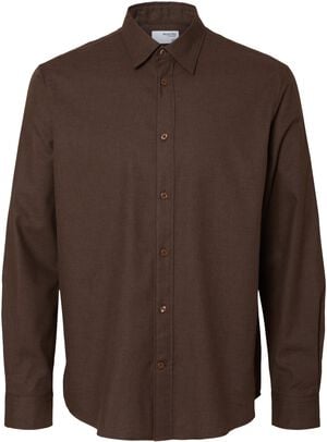 SLHREGCHASE MELANGE LS SHIRT