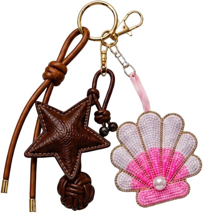 keyhanger brun stjerne