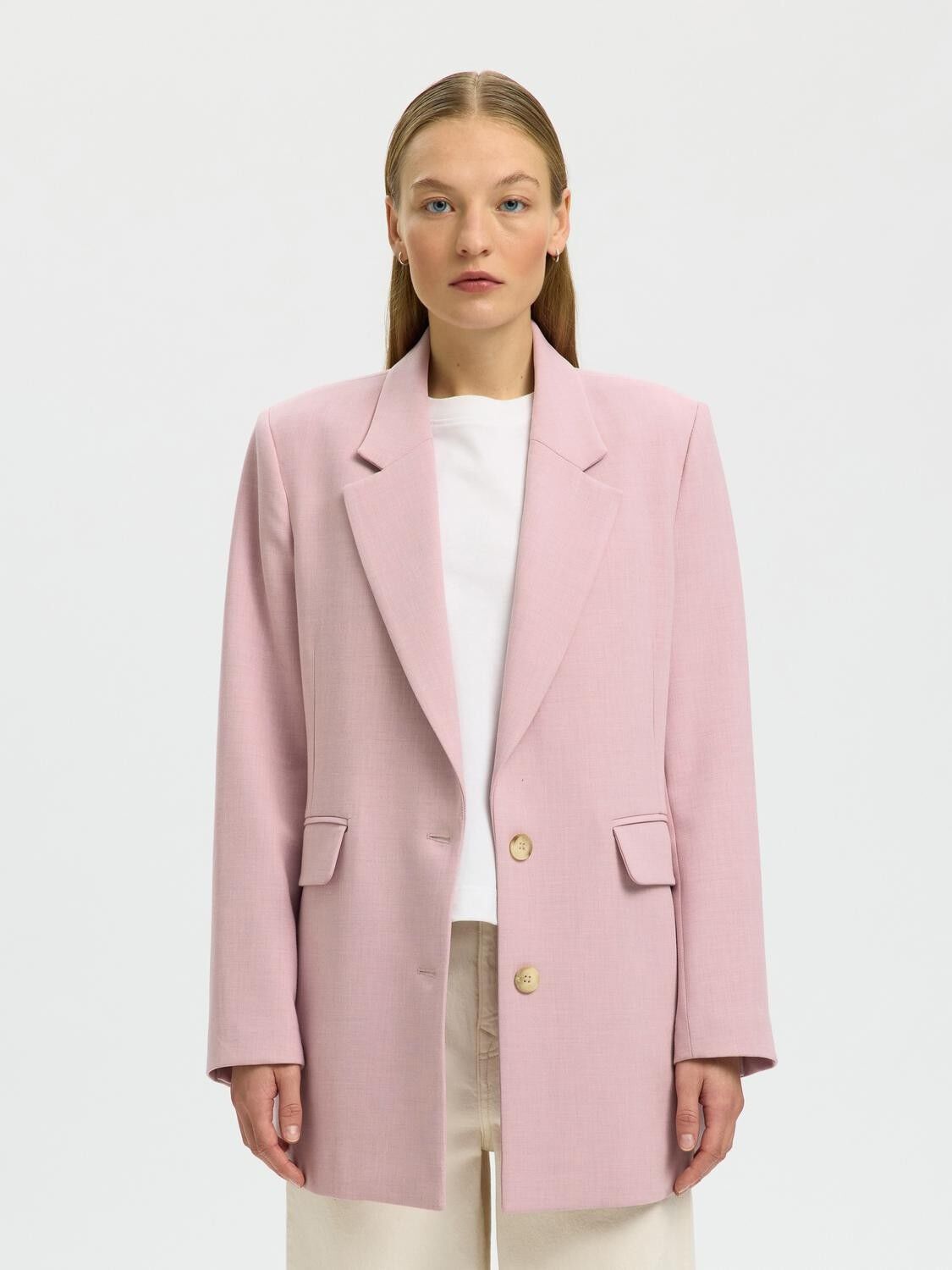 Slwrita Ls Relaxed Blazer Mel Noos