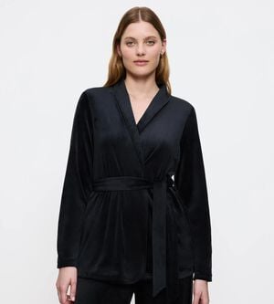 Sensual Velour Robe Top 01