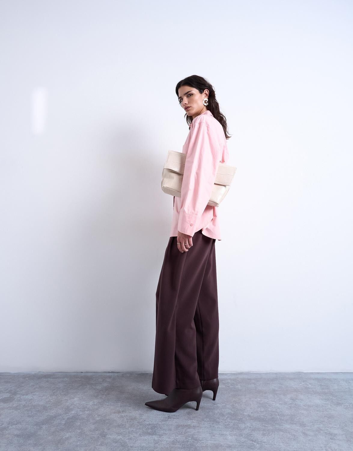 Tsdemi Ls Oversized Shirt Wvn