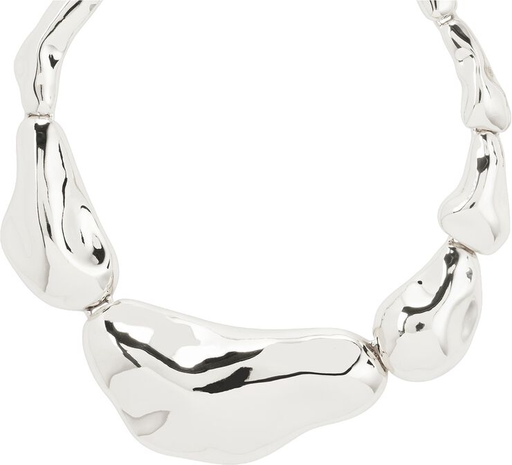 FREE statement necklace silver-plated