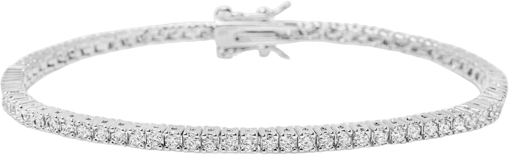 Silver Mini Tennis Bracelet