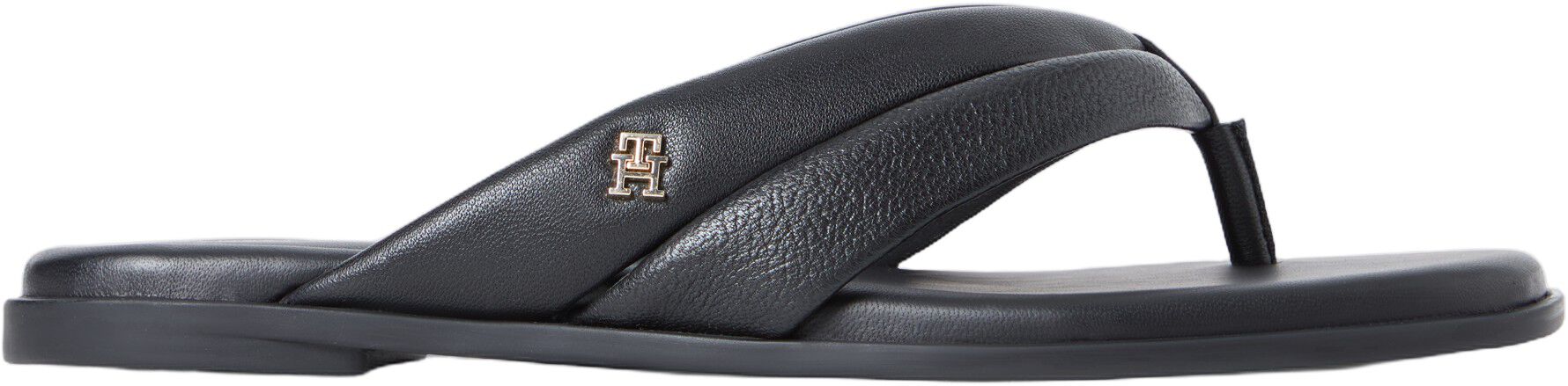 Leather Toe Post Flat Sandals