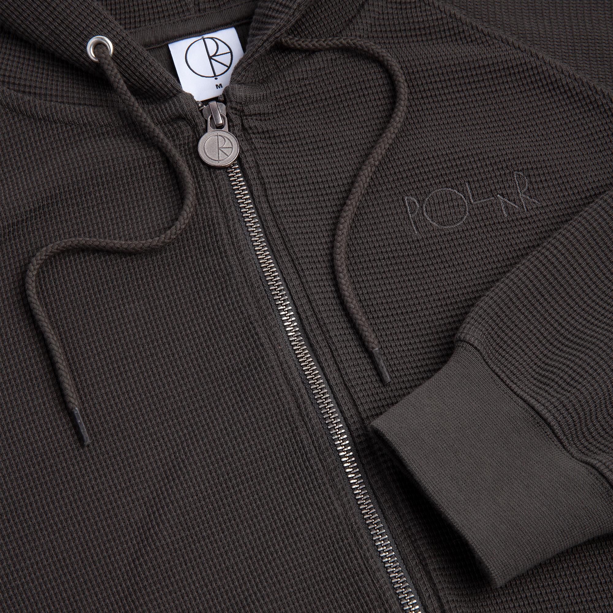 Waffle Zip Hoodie