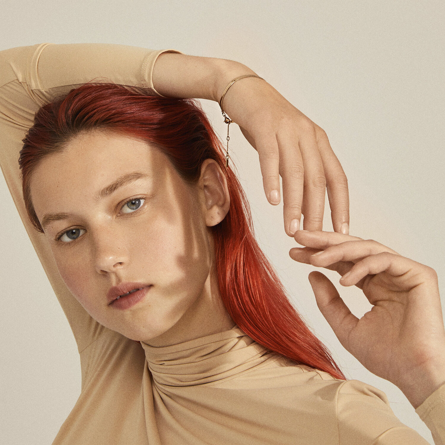 Armb&aring;nd : Johanna : Guldbelagt