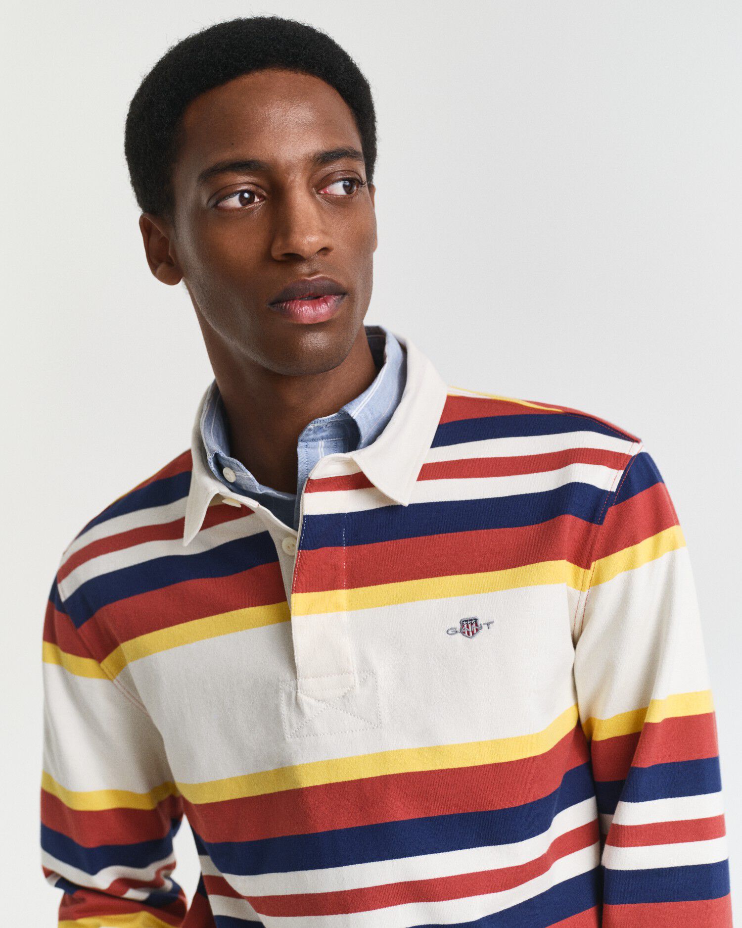 REG CHAMBRAY STRIPE HEAVY RUGGER