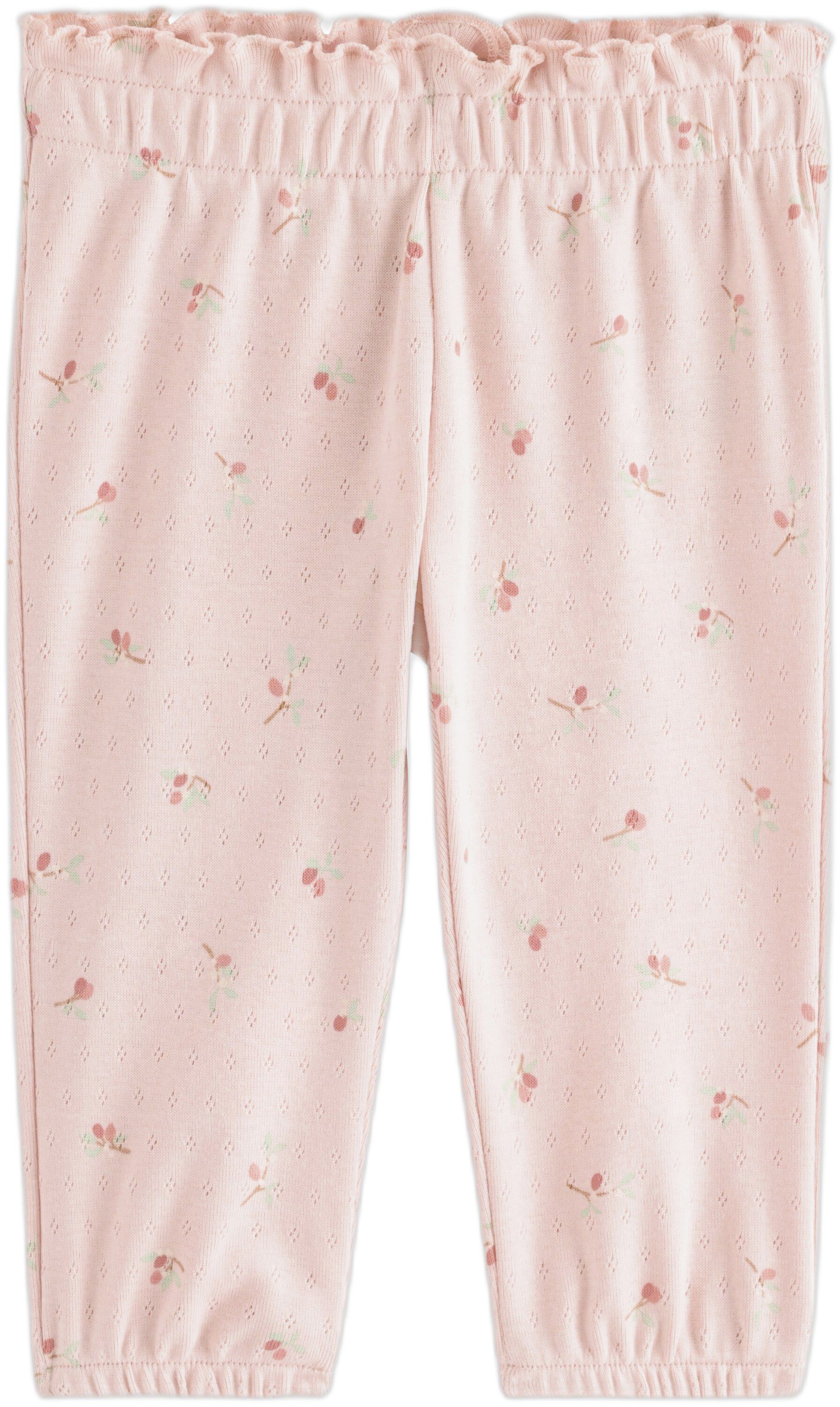 Trousers loose pointelle aop