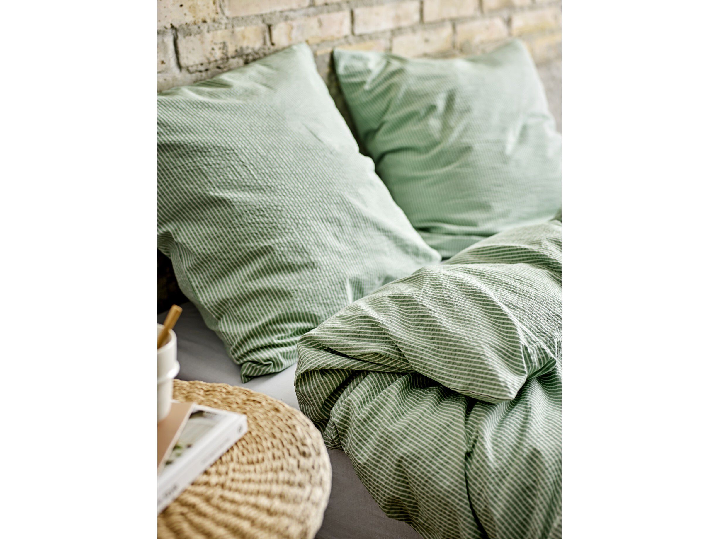 Sengesett 140x200 Cheerful Hedge Green