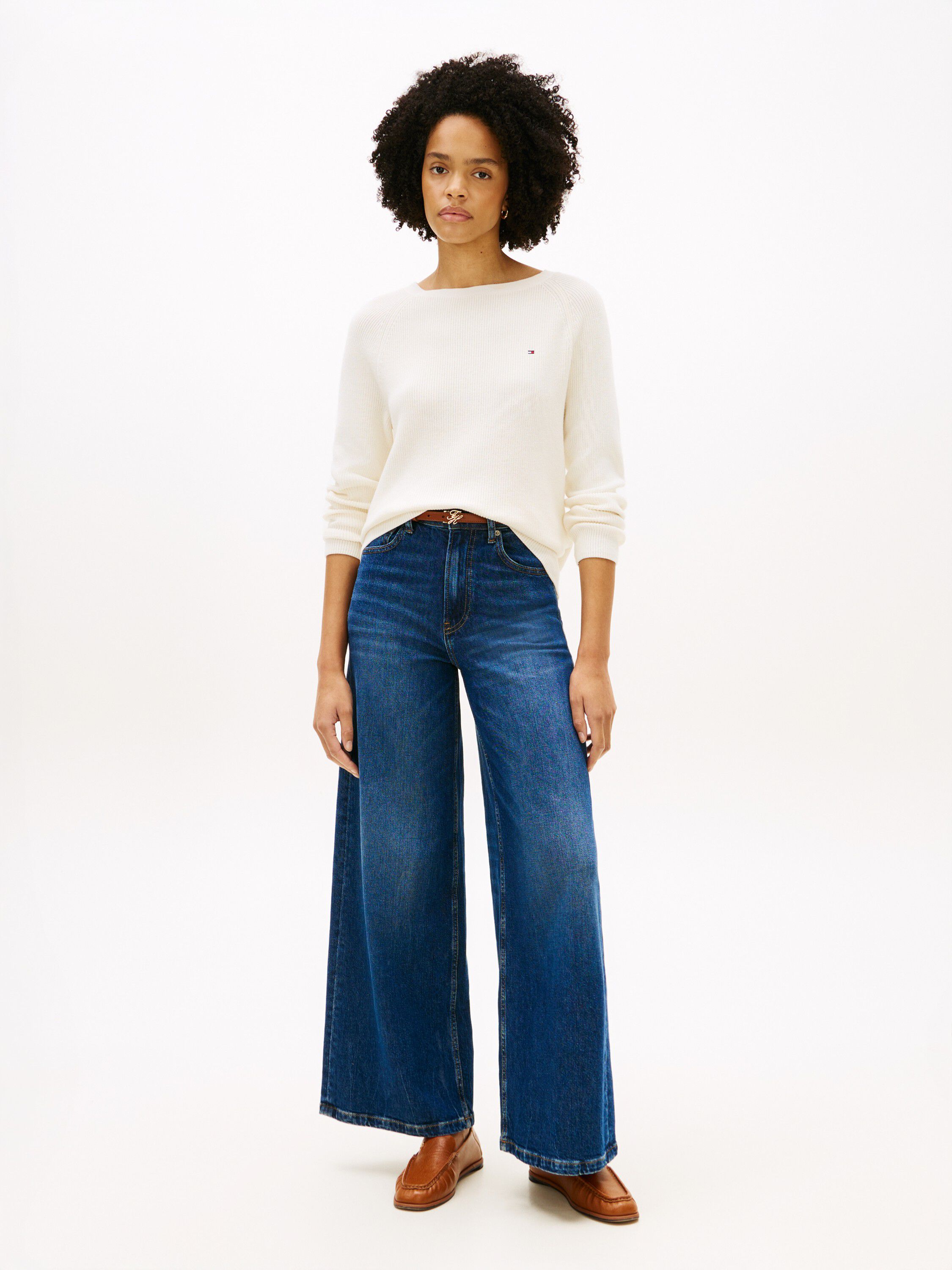 CO CARDI FINE GG LS BOAT-NK SWT