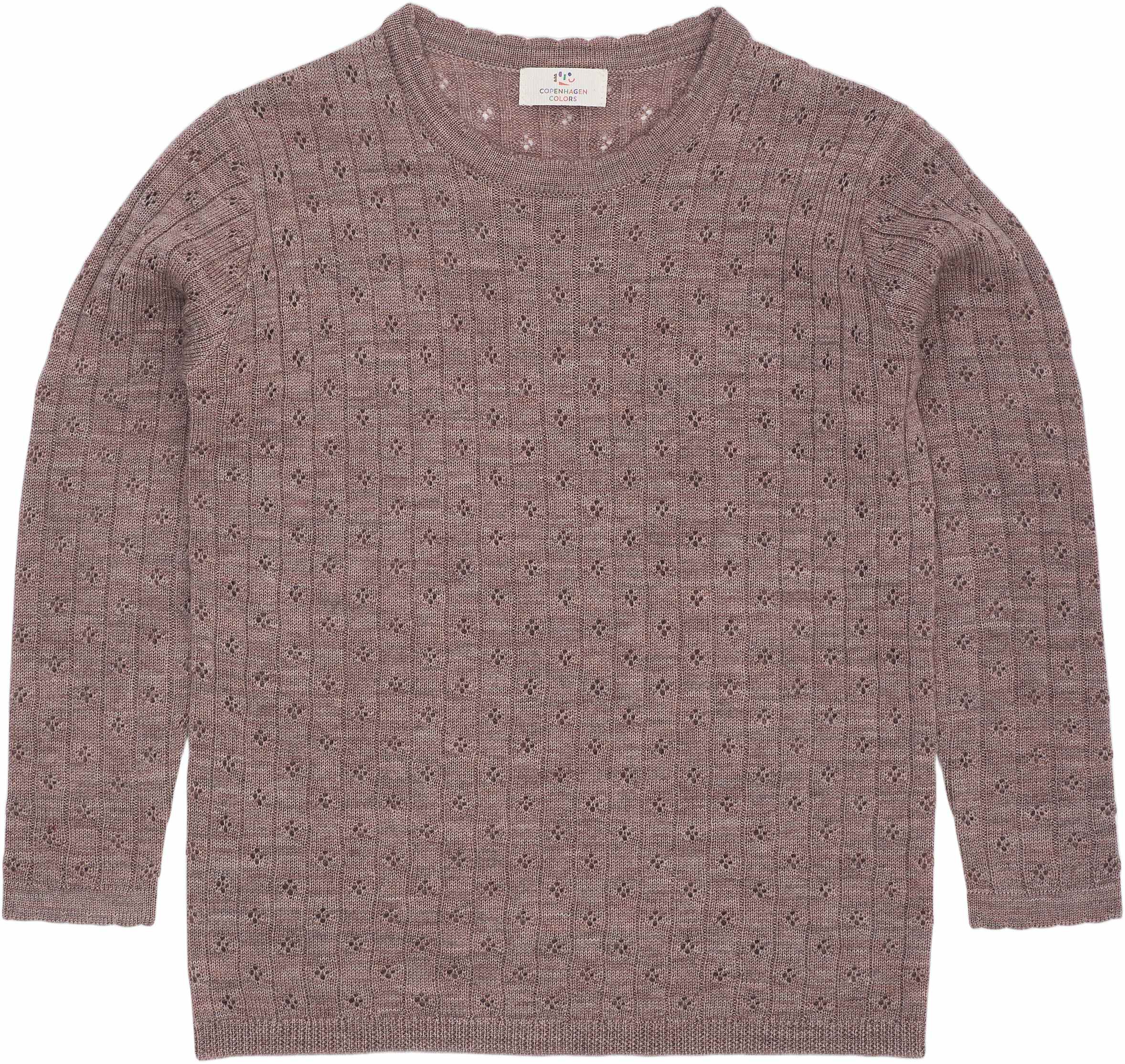 MERINO CLASSIC POINTELLE BLOUSE