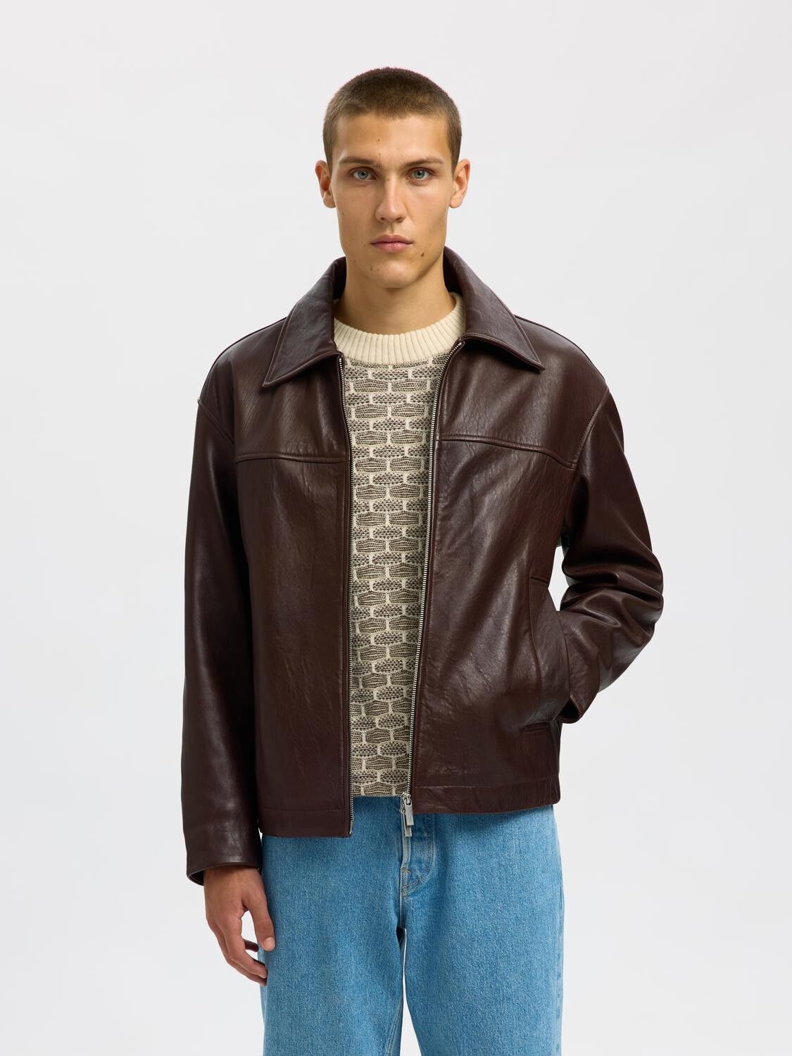 Slmnoah Leather Blouson