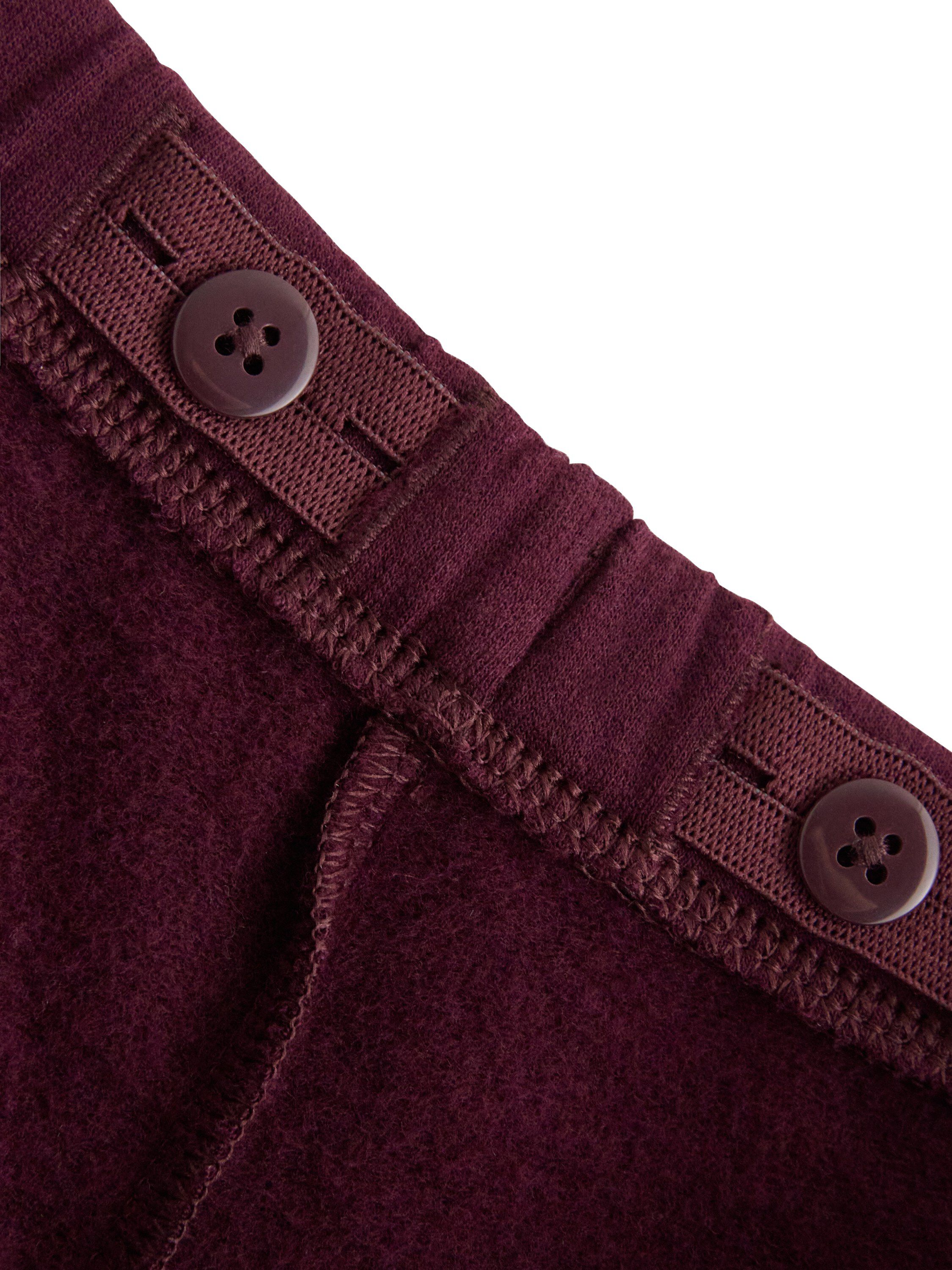 Flared leggings in soft cotton jers