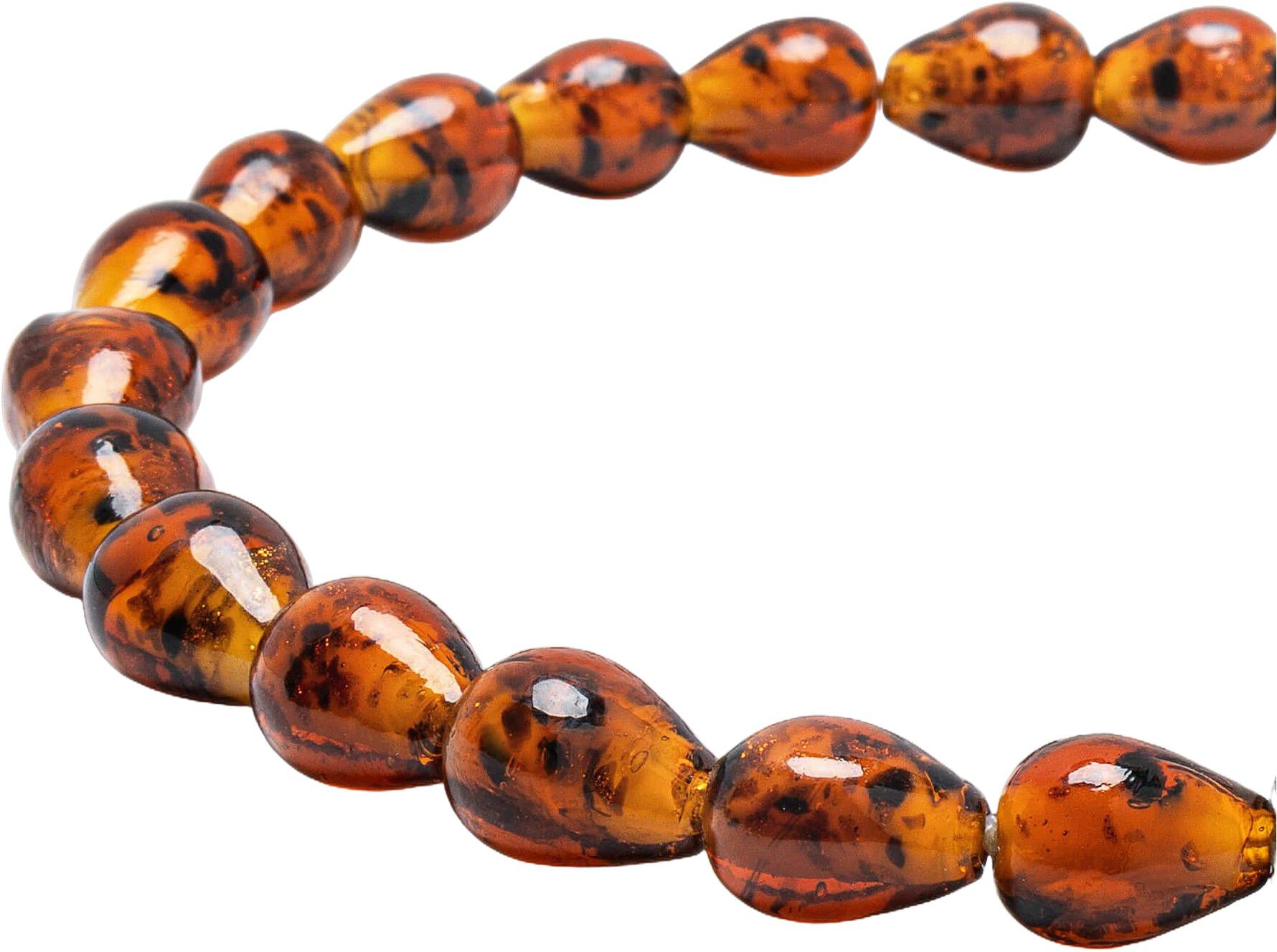 Women's Amber Beaded Necklace